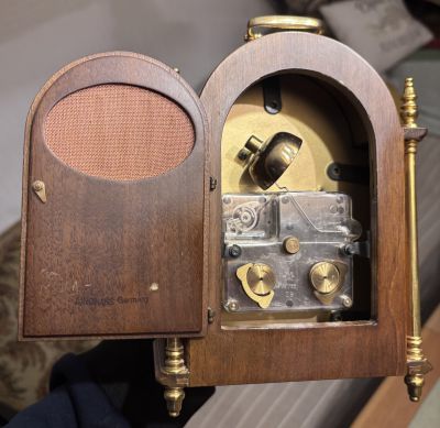 Kaminuhr Junghans - Hinten
